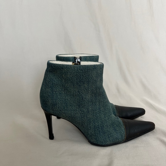 Chanel denim boots - Picture 2 of 6